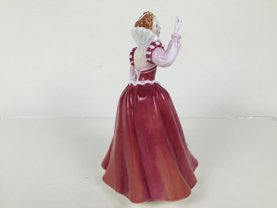 Royal Doulton Figure Queens Of The Realm 'Queen Elizabeth I' HN3099 1986 Limited Edition 81 Of 5,000 [Photo 9]