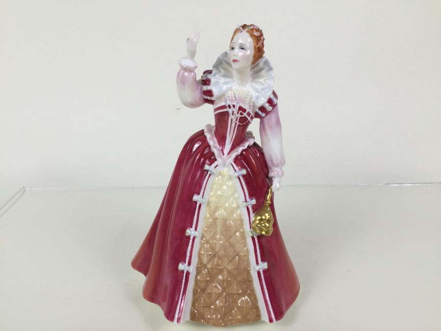 Royal Doulton Figure Queens Of The Realm 'Queen Elizabeth I' HN3099 1986 Limited Edition 81 Of 5,000