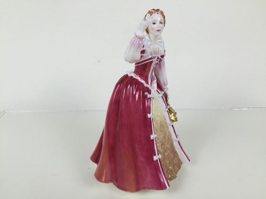 Royal Doulton Figure Queens Of The Realm 'Queen Elizabeth I' HN3099 1986 Limited Edition 81 Of 5,000 [Photo 10]