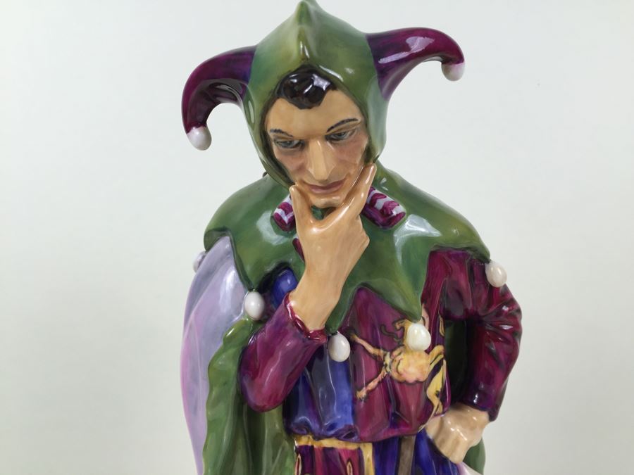 Royal Doulton Large Prestige Figure 'Jack Point' HN99 Written On Sticker Appears To Be HN2080 Signed By Michael Doulton Retails For $3,000 [Photo 6]