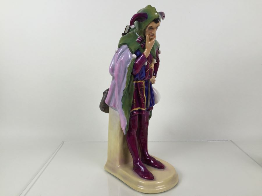 Royal Doulton Large Prestige Figure 'Jack Point' HN99 Written On Sticker Appears To Be HN2080 Signed By Michael Doulton Retails For $3,000 [Photo 14]