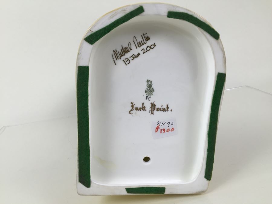 Royal Doulton Large Prestige Figure 'Jack Point' HN99 Written On Sticker Appears To Be HN2080 Signed By Michael Doulton Retails For $3,000 [Photo 16]