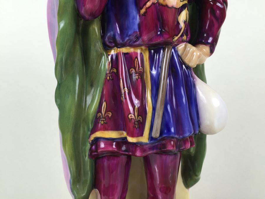 Royal Doulton Large Prestige Figure 'Jack Point' HN99 Written On Sticker Appears To Be HN2080 Signed By Michael Doulton Retails For $3,000 [Photo 7]