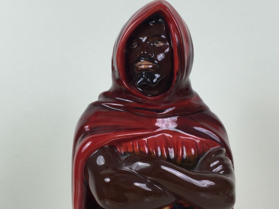 Royal Doulton Large Figure 'The Moor' Flambe Prestige HN3642 Limited Edition Of 150 RARE Retails For $3,250 [Photo 5]