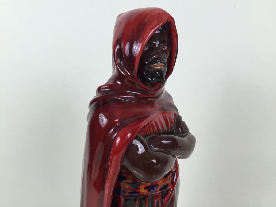 Royal Doulton Large Figure 'The Moor' Flambe Prestige HN3642 Limited Edition Of 150 RARE Retails For $3,250 [Photo 15]