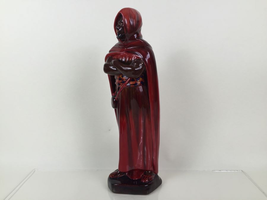 Royal Doulton Large Figure 'The Moor' Flambe Prestige HN3642 Limited Edition Of 150 RARE Retails For $3,250 [Photo 10]
