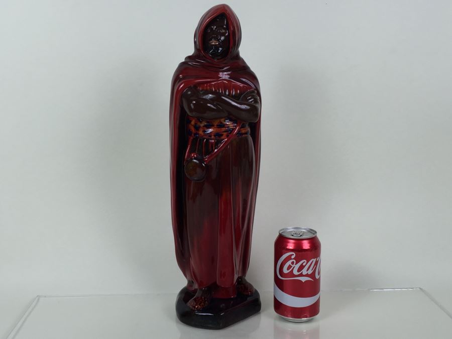 Royal Doulton Large Figure 'The Moor' Flambe Prestige HN3642 Limited Edition Of 150 RARE Retails For $3,250 [Photo 4]