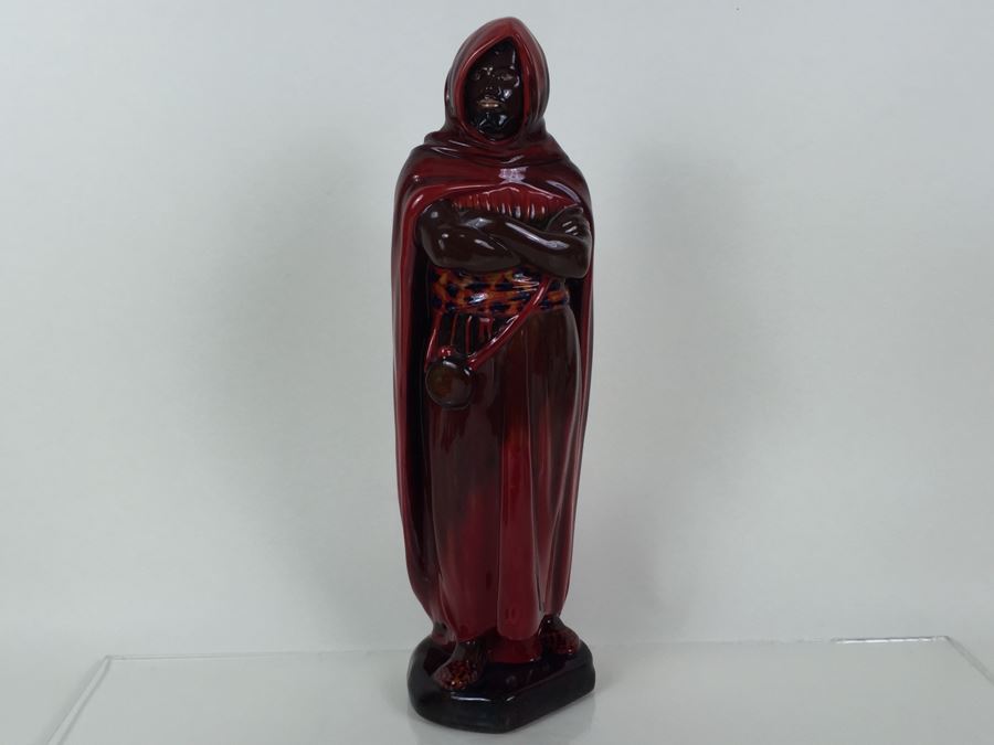 Royal Doulton Large Figure 'The Moor' Flambe Prestige HN3642 Limited Edition Of 150 RARE Retails For $3,250 [Photo 1]