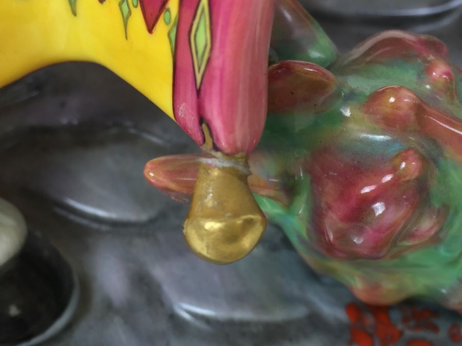 Royal Doulton Large Figure 'St. George And The Dragon' HN2856 1977 RARE Retails For $7,000 [Photo 23]