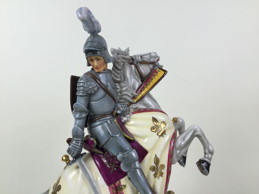 Royal Doulton Large Figure 'St. George And The Dragon' HN2856 1977 RARE Retails For $7,000 [Photo 8]