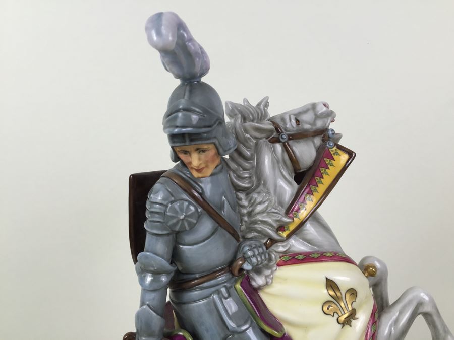 Royal Doulton Large Figure 'St. George And The Dragon' HN2856 1977 RARE Retails For $7,000 [Photo 7]