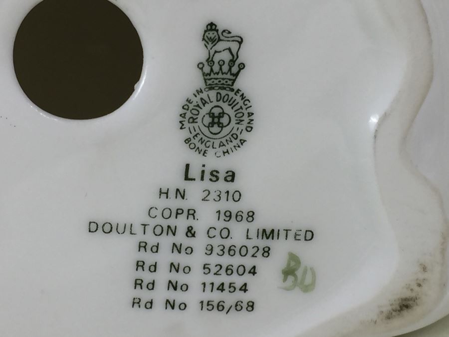 Royal Doulton Figure 'Lisa' HN2310 1968 [Photo 11]