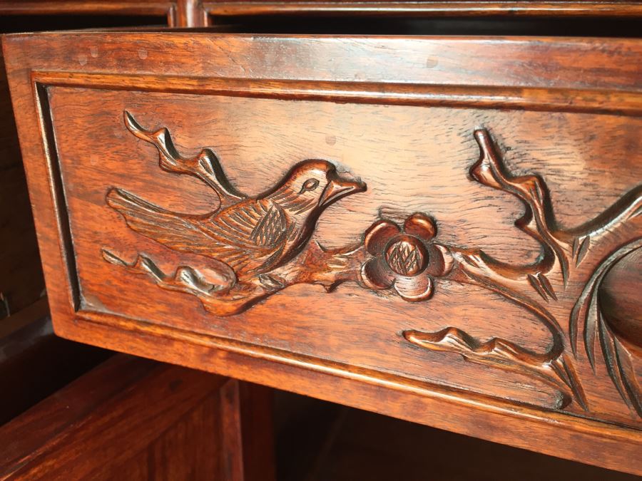 Stunning Chinese Rosewood Buffet Sideboard Credenza [Photo 23]
