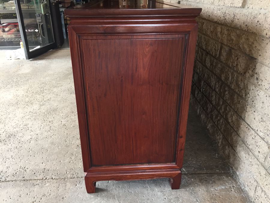 Stunning Chinese Rosewood Buffet Sideboard Credenza [Photo 12]