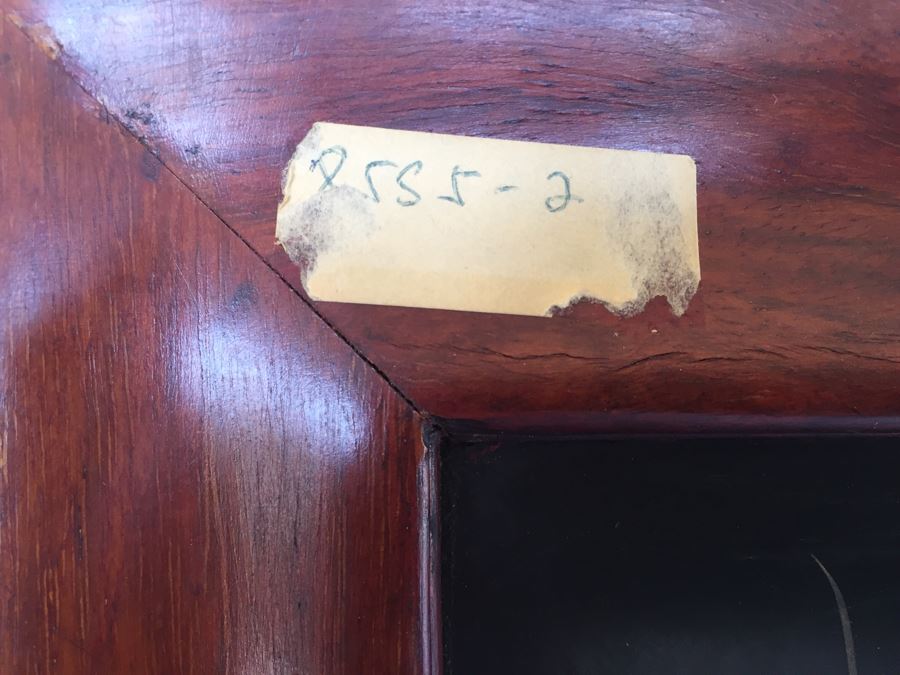 Stunning 6 Panel Chinese Rosewood Screens With Hand Carved Stone Jade Coral Relief Images Of Wildlife Birds Plants [Photo 58]