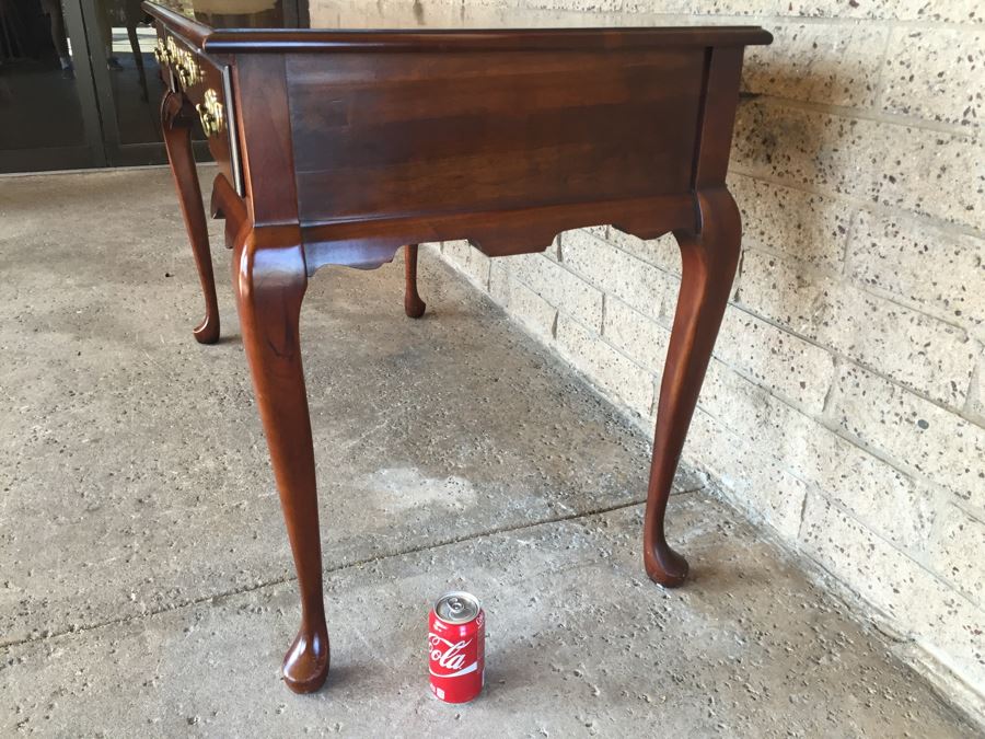Wooden Writing Desk By Delwood Furniture Co. Hammary Division  [Photo 5]