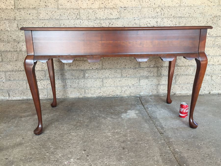 Wooden Writing Desk By Delwood Furniture Co. Hammary Division  [Photo 10]