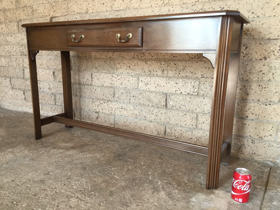 Wooden Console Sofa Table [Photo 2]