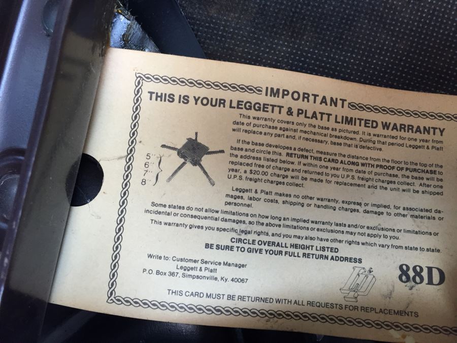 Pair Of Leggett & Platt Swivel Armchairs [Photo 12]