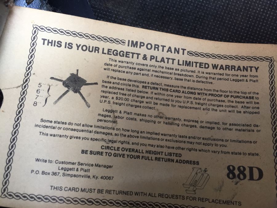 Pair Of Leggett & Platt Swivel Armchairs [Photo 11]