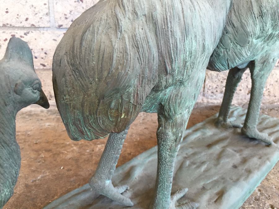 Large Metal Bronze Bird Sculpture [Photo 10]