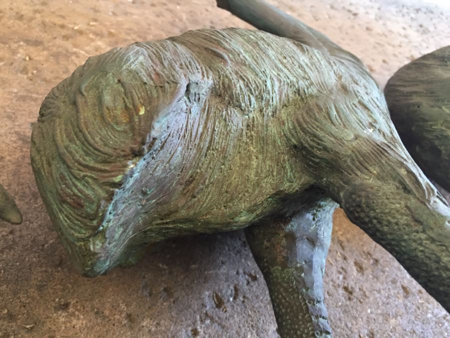 Large Metal Bronze Bird Sculpture [Photo 13]