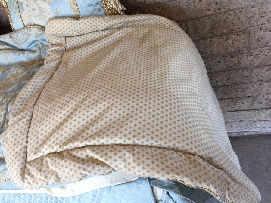 Croscill King Size Bedding Comforter, Bed Skirt And 2 Pillows [Photo 10]