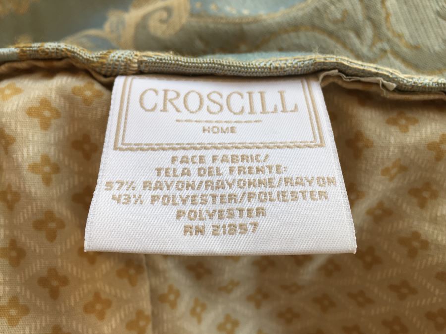 Croscill King Size Bedding Comforter, Bed Skirt And 2 Pillows [Photo 6]