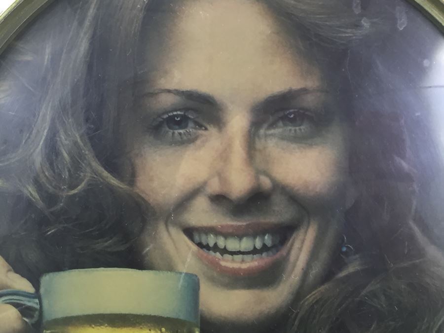 Large Schlitz Beer Advertising Hanging Light Sign ROTATES To Display All Four Sides Working [Photo 21]