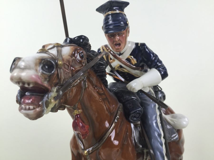 Royal Doulton Large Figure 'The Charge Of The Light Brigade' HN3718 1994 Retails For $15,000 [Photo 2]