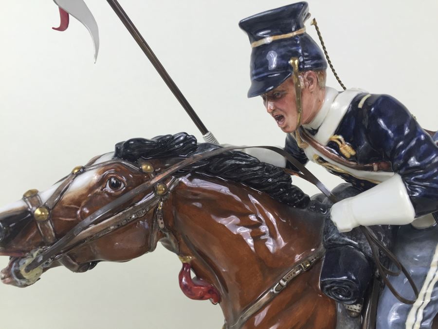 Royal Doulton Large Figure 'The Charge Of The Light Brigade' HN3718 1994 Retails For $15,000 [Photo 5]