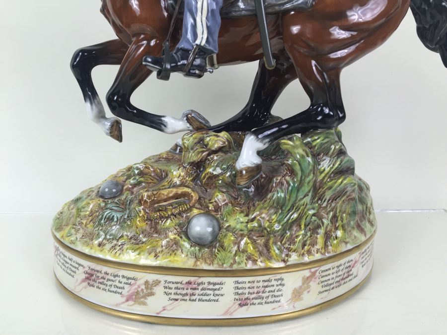 Royal Doulton Large Figure 'The Charge Of The Light Brigade' HN3718 1994 Retails For $15,000 [Photo 12]