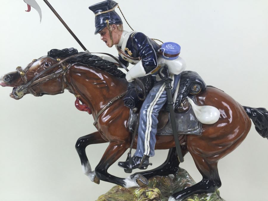 Royal Doulton Large Figure 'The Charge Of The Light Brigade' HN3718 1994 Retails For $15,000 [Photo 11]
