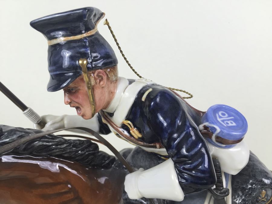 Royal Doulton Large Figure 'The Charge Of The Light Brigade' HN3718 1994 Retails For $15,000 [Photo 7]