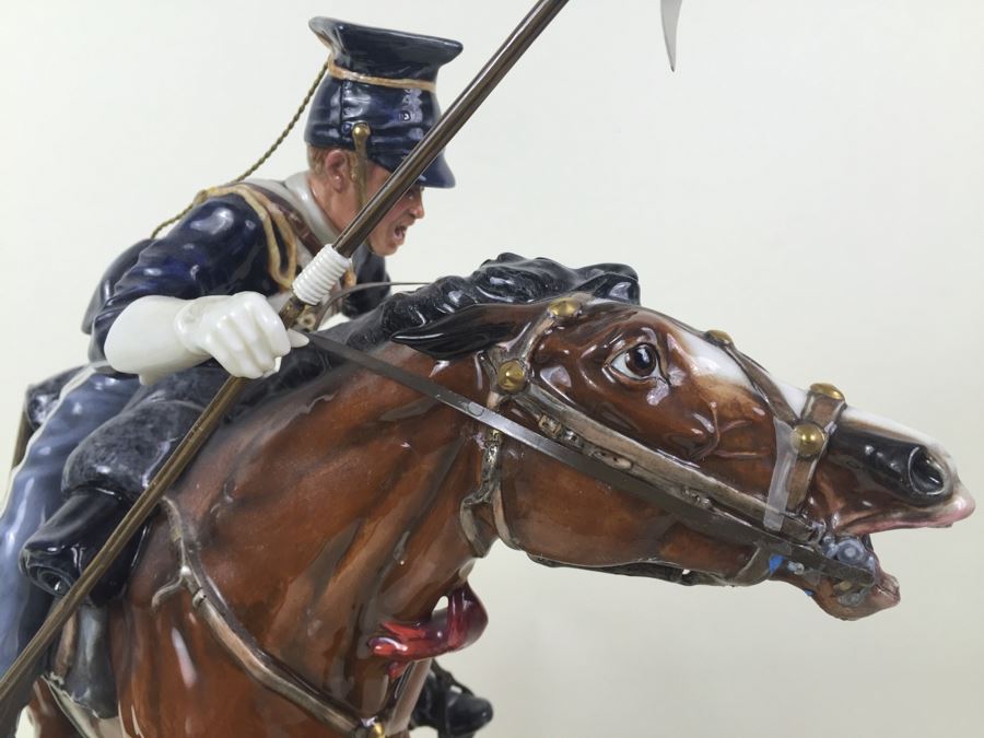 Royal Doulton Large Figure 'The Charge Of The Light Brigade' HN3718 1994 Retails For $15,000 [Photo 18]