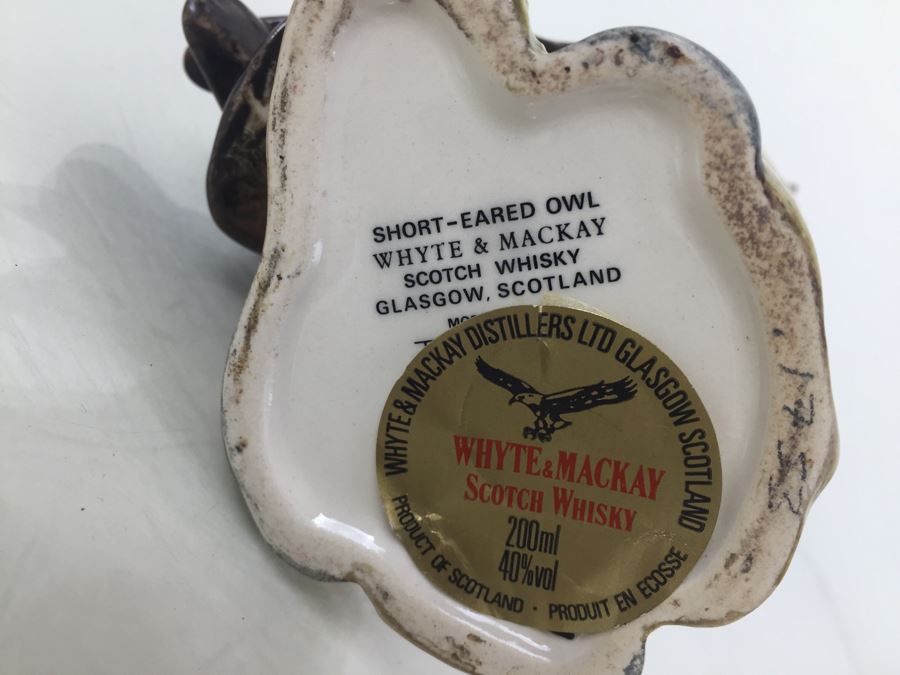 Royal Doulton Character Jug Liquor Decanter Whyte & Mackay Scotch Whisky 'Short-Eared Owl' [Photo 3]