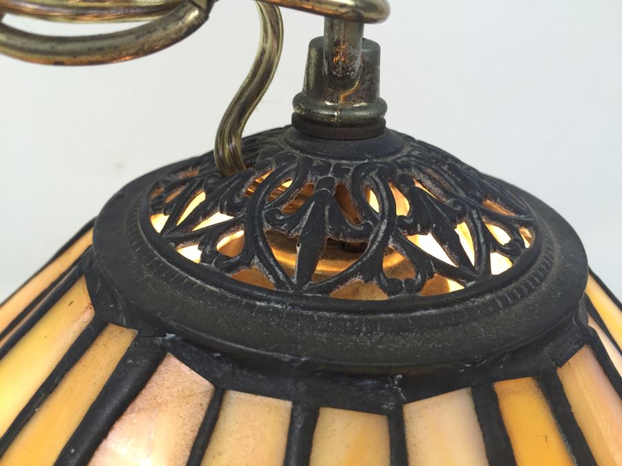 Stunning Stained Glass Tiffany Style Hanging Lamp Shade Light Fixture [Photo 4]