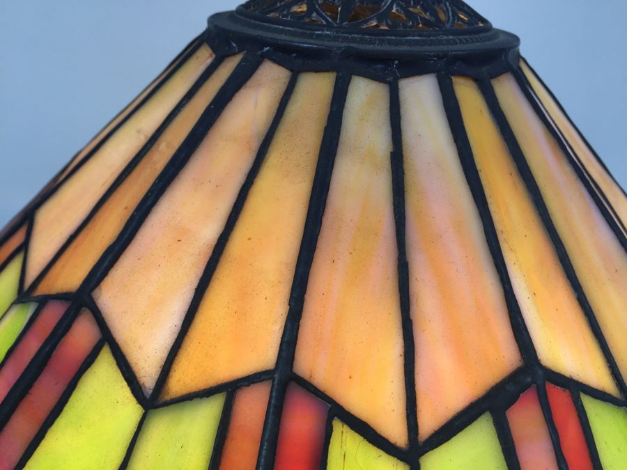 Stunning Stained Glass Tiffany Style Hanging Lamp Shade Light Fixture [Photo 5]