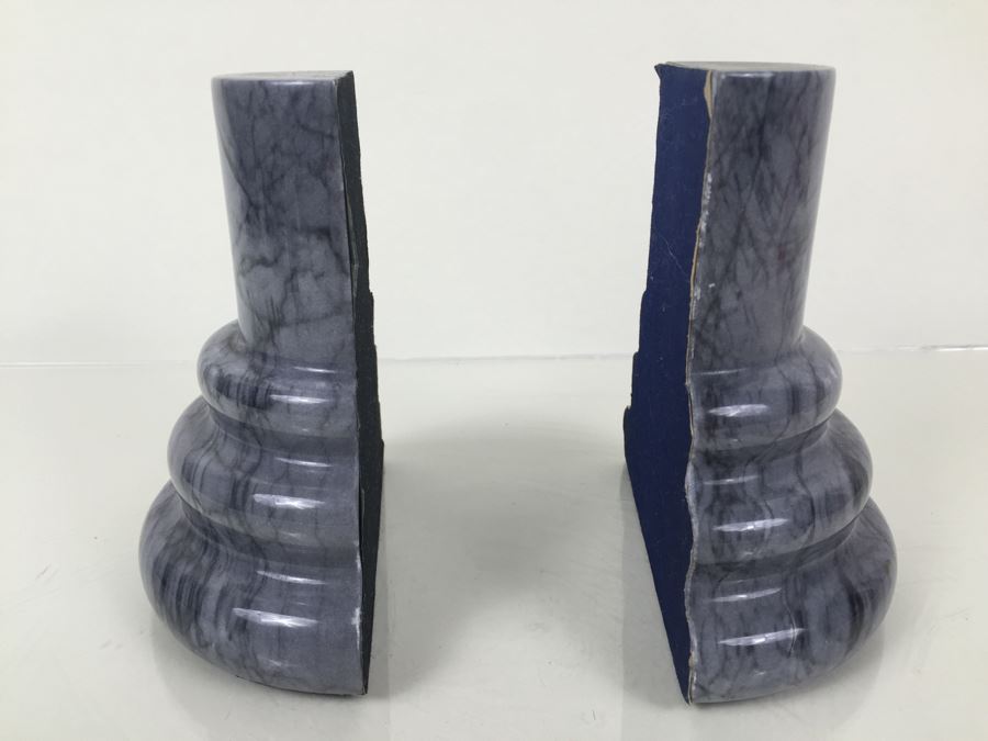 Pair Of Marble Bookends [Photo 2]