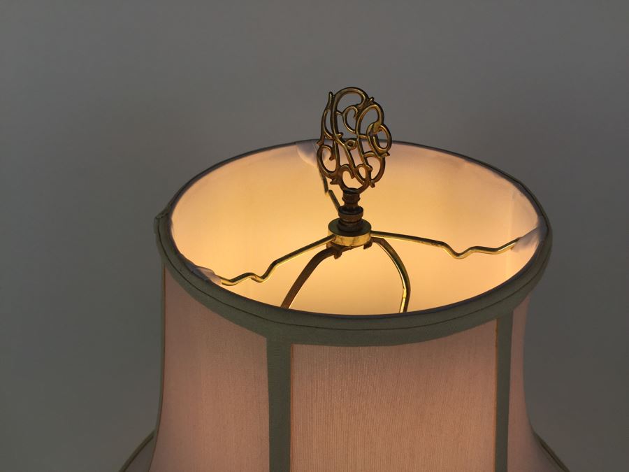 Impressive Large Electrified Copper Tea Pot Brass Asian With Relief Dragons Lamp [Photo 17]