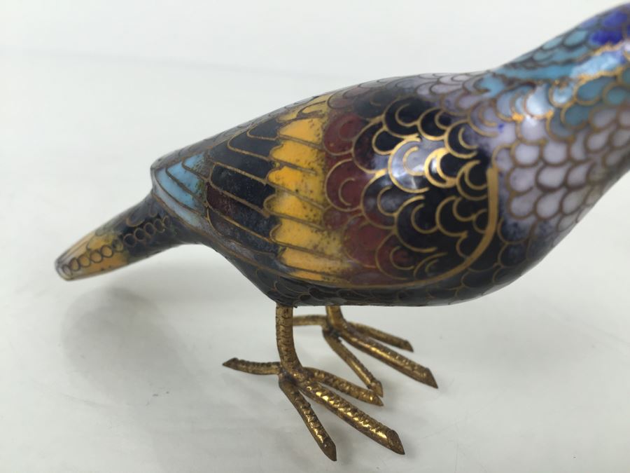 Cloisonne Pig And Bird [Photo 10]