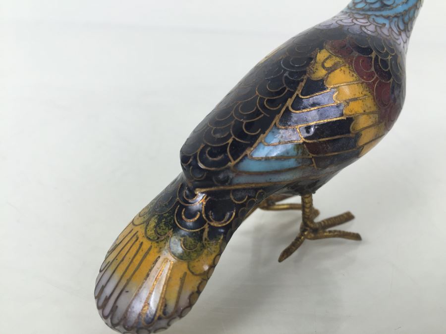 Cloisonne Pig And Bird [Photo 11]