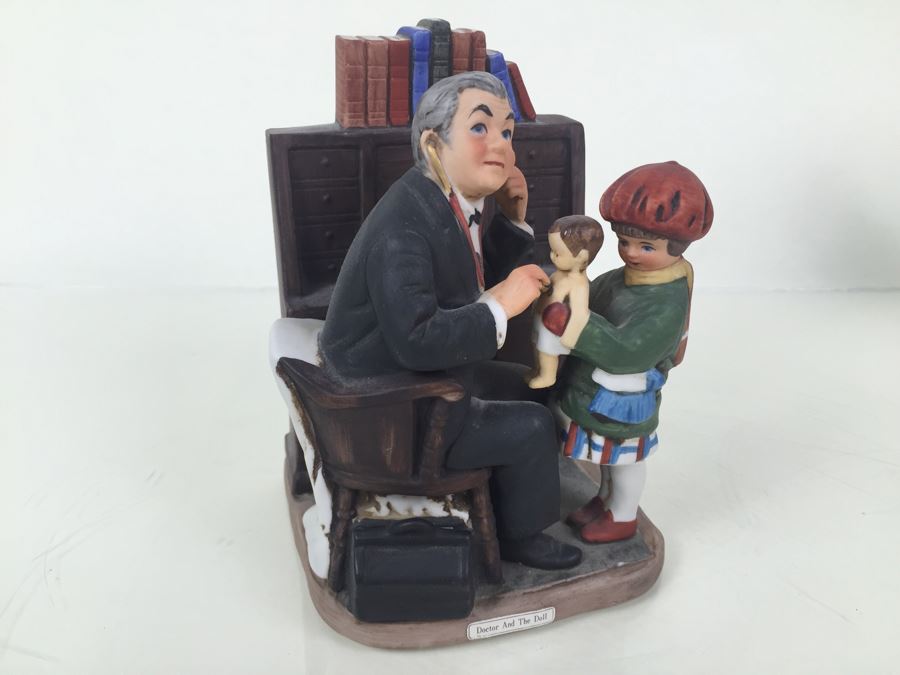 Pair Of Norman Rockwell Figurines [Photo 3]
