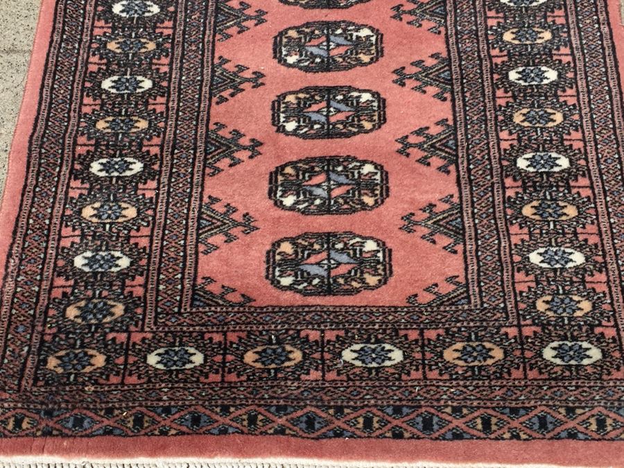 Beautiful Hand Knotted Wool Runner Geometric Patterns Persian Rug 59' x 36 1/2' [Photo 5]