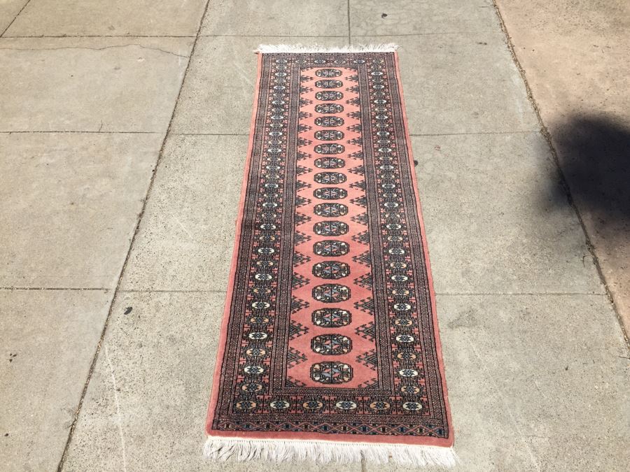 Beautiful Hand Knotted Wool Runner Geometric Patterns Persian Rug 59' x 36 1/2' [Photo 8]