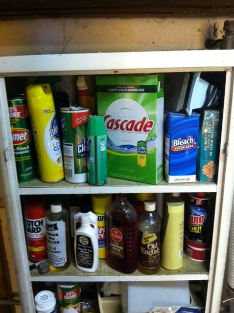 Cleaning Lot - Includes Metal Cabinet [Photo 2]