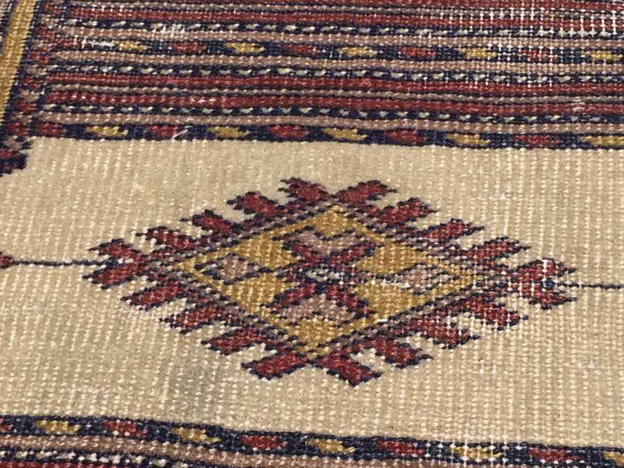 Beautiful Hand Woven Wool Persian Area Rug Geometric Patterns Measures [Photo 8]