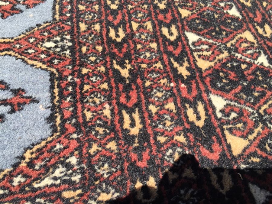 Beautiful Hand Woven Wool Persian Area Rug Geometric Patterns Measures [Photo 8]