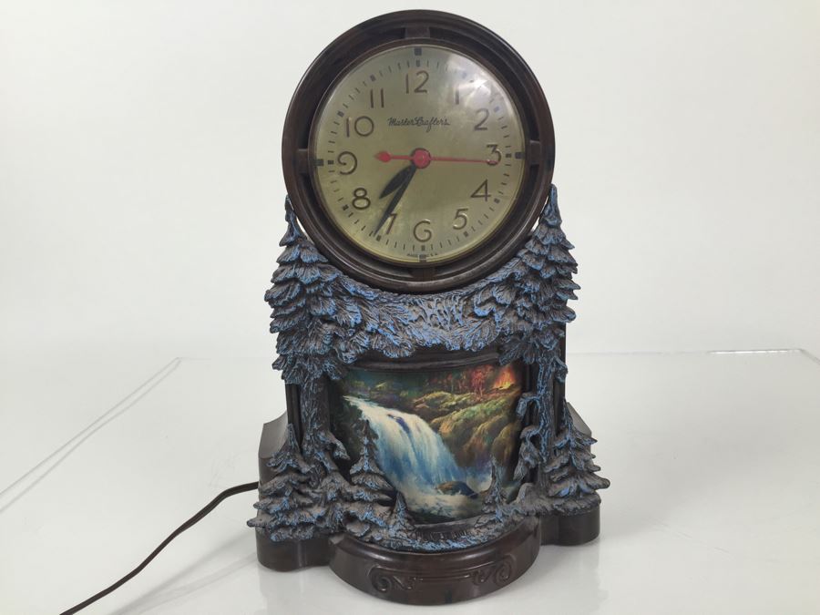 Mastercrafters Waterfall Model 344 Electric Clock