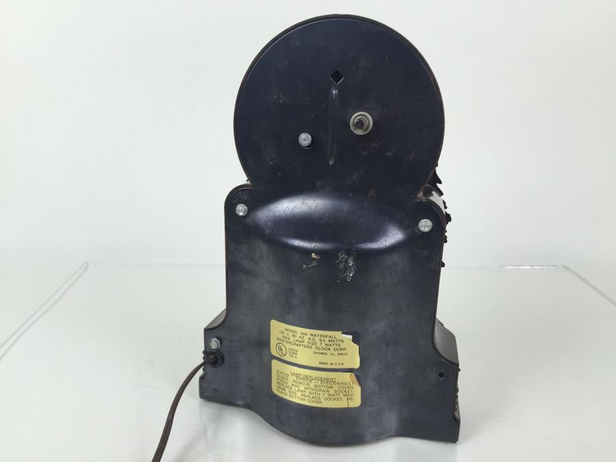 Mastercrafters Waterfall Model 344 Electric Clock [Photo 9]